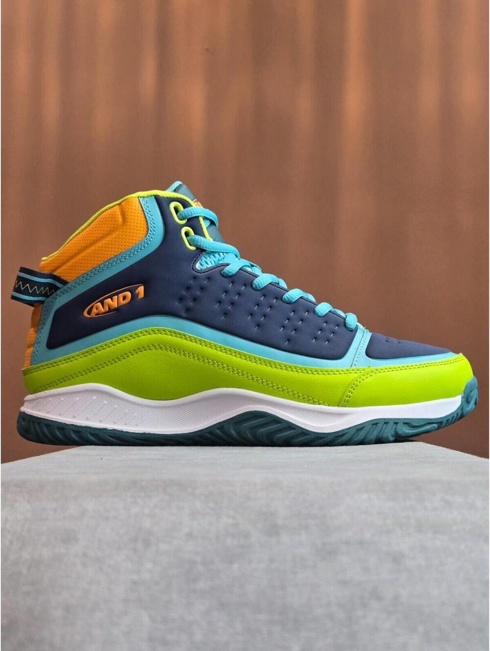 AND1 Pulse 2.0 TPR - Blue/Green/Orange (AD90200MGZ) Men's Size 8 BRAND NEW